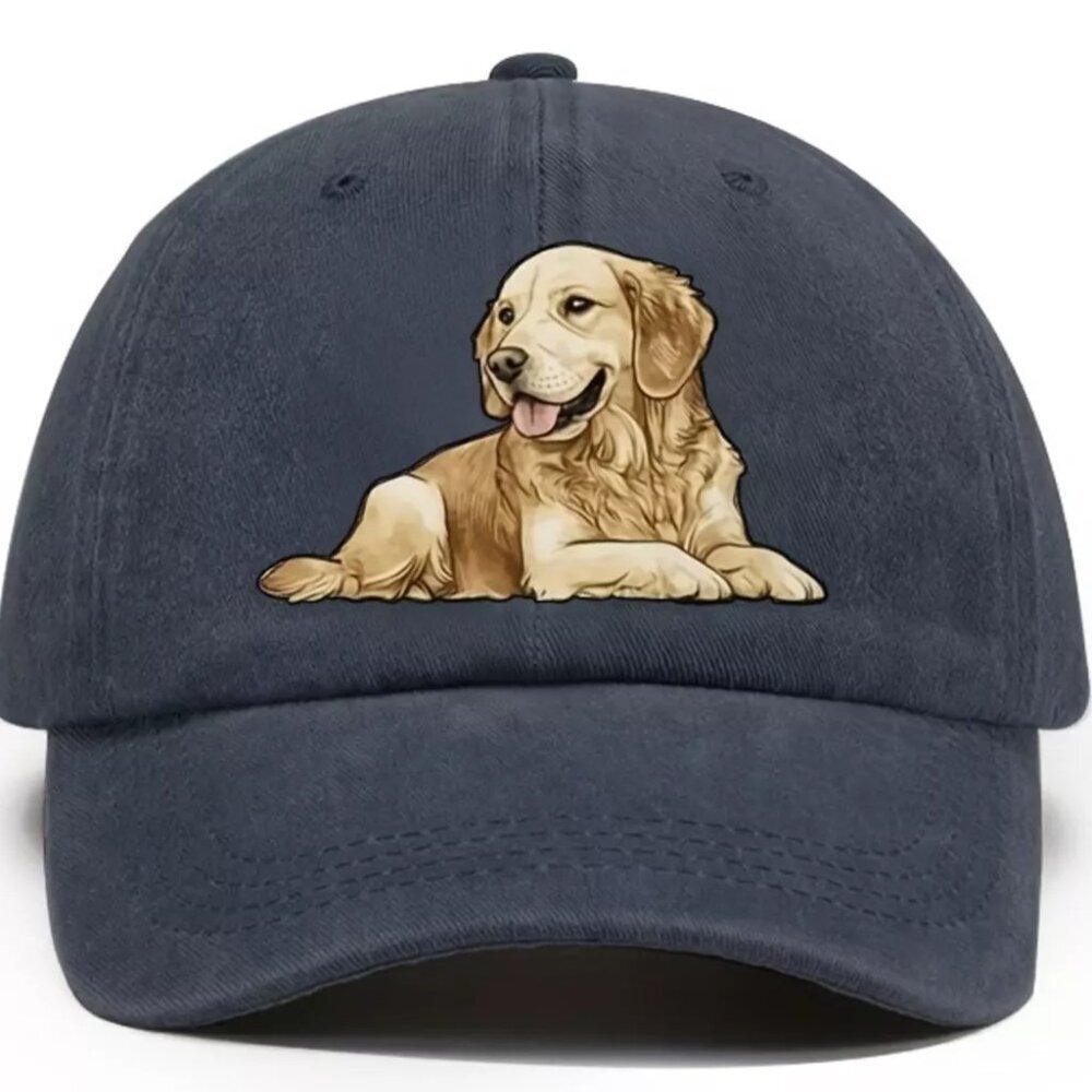 Dog Washed Adjustable Baseball Cap - Picture 4 of 6
